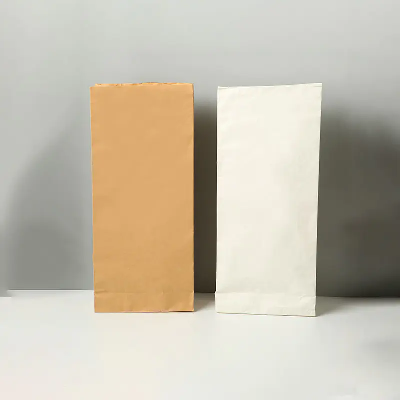 Biały papier Kraft z naturalną torbą papierową Kraft